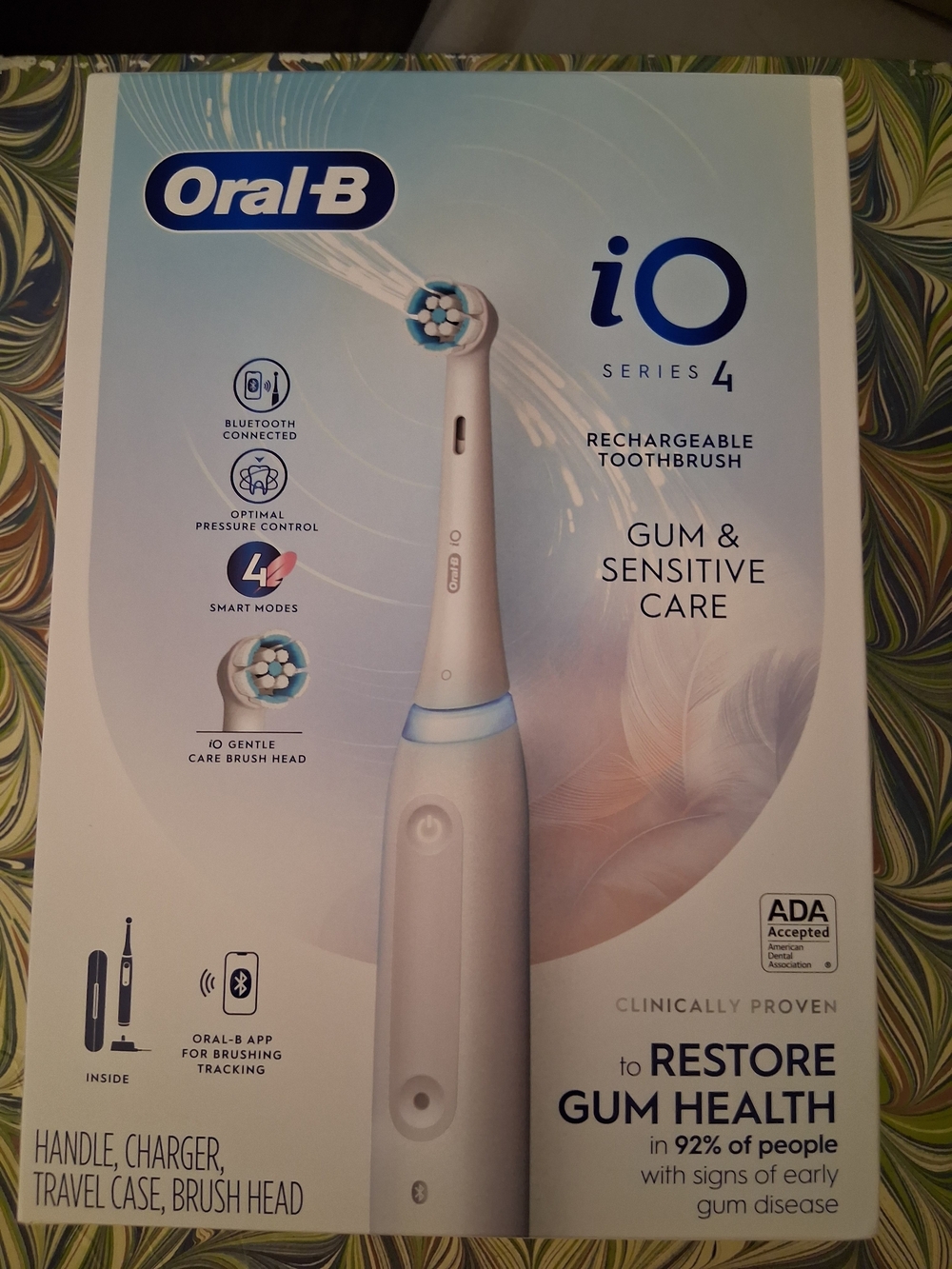 Oral-B iO Series 4 Rechargeable Toothbrush Brand New In Box Promotes Gum Health